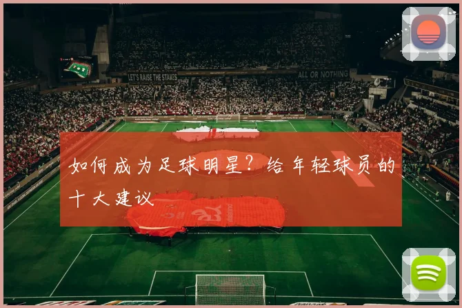 如何成为足球明星？给年轻球员的十大建议